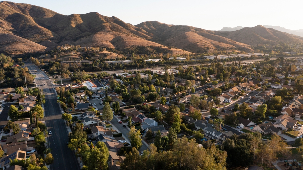 Aerial view of Agoura Hills